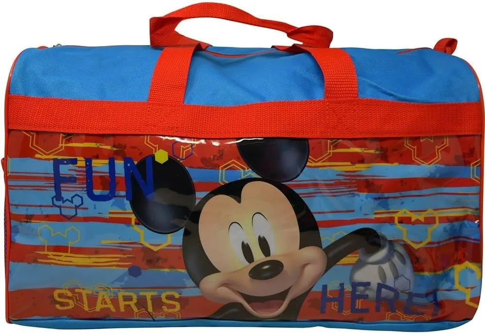 Mickey Mouse Unisex Kid's Classic Duffle Bag, Multicolor