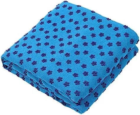 Microfiber Thick Fitness Gym Blanket Non-Slip Eco-friendly Yoga Mat Towel Blue