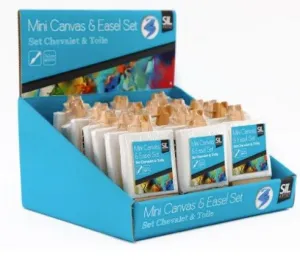 Mini Canvas and Easel Set (7"X7")