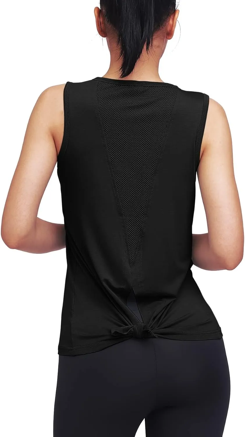 Mippo Workout Tops for Women Yoga Tank Tops Muscle Tank Athletic Shirs Workout Clothes