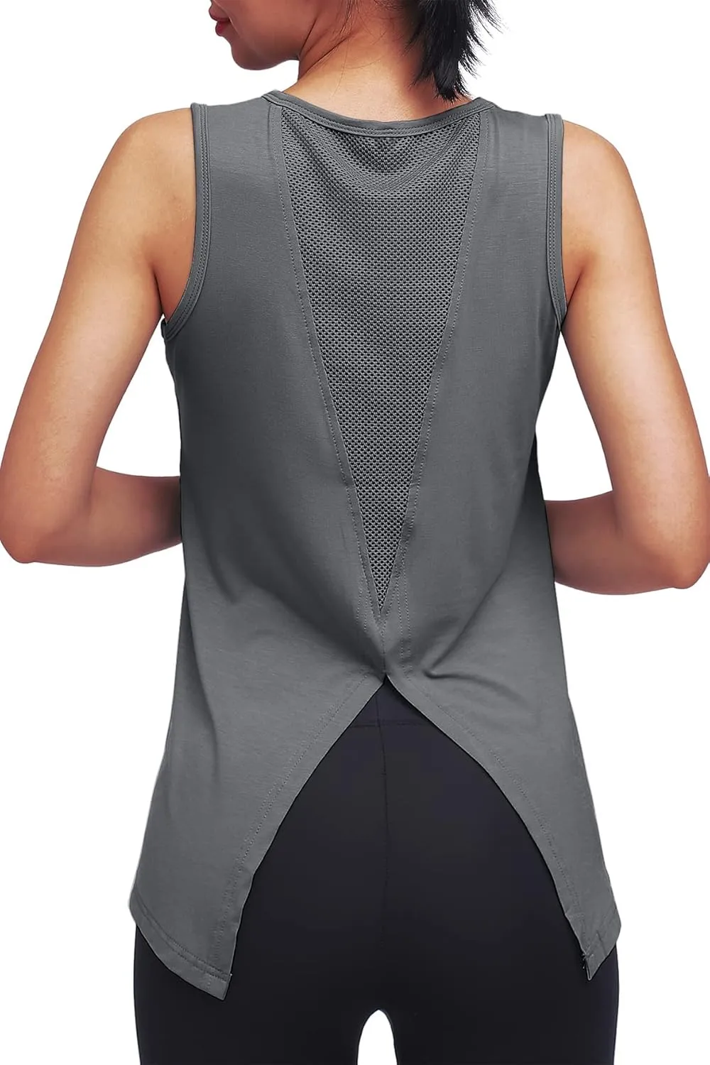 Mippo Workout Tops for Women Yoga Tank Tops Muscle Tank Athletic Shirs Workout Clothes