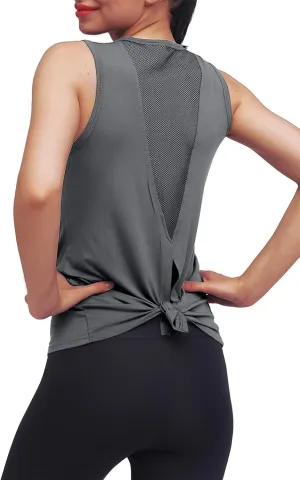 Mippo Workout Tops for Women Yoga Tank Tops Muscle Tank Athletic Shirs Workout Clothes