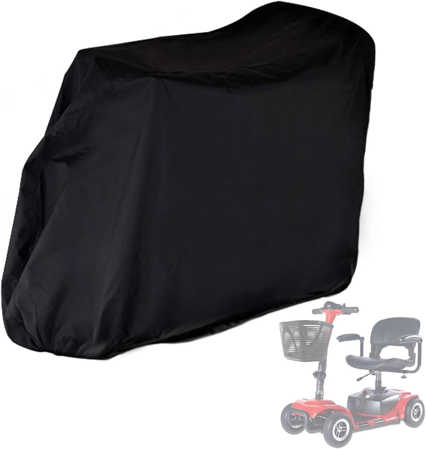 Mobility Scooter Cover - Waterproof, Heavy Duty All-Weather Protection - 48 x 22 x 38 Inch