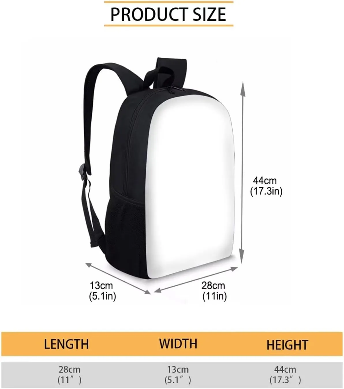 Modysero 17 Inch Funny Backpack for Girls Boys Cool Cat School Bags with Smooth Zipper Large Capacity Lightweight Student Bookbag with Pockets