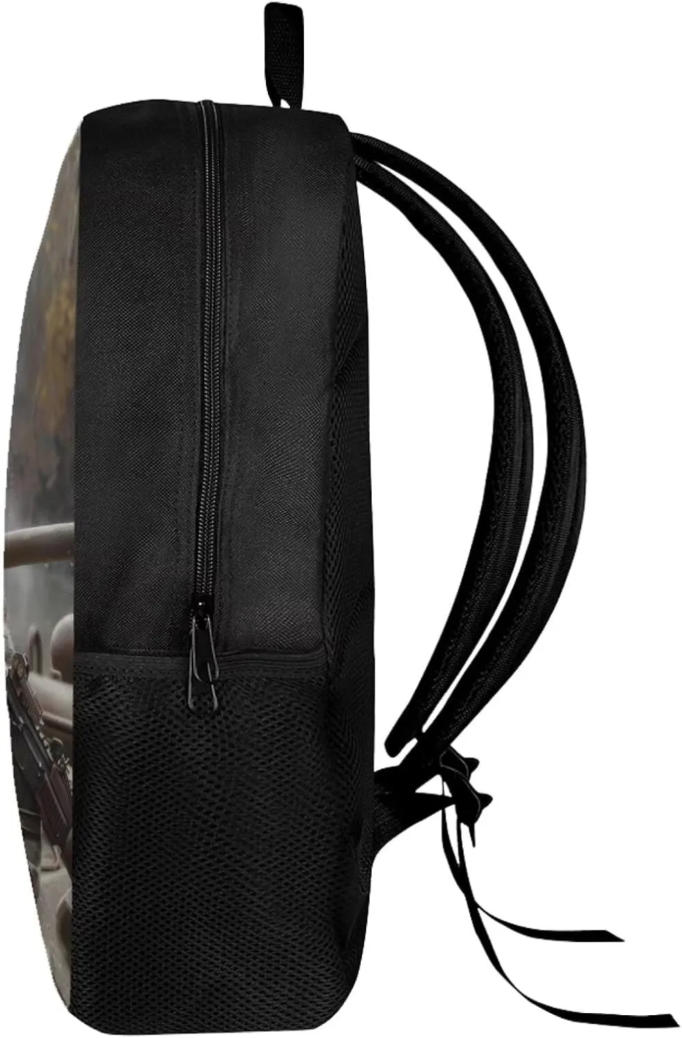 Modysero 17 Inch Funny Backpack for Girls Boys Cool Cat School Bags with Smooth Zipper Large Capacity Lightweight Student Bookbag with Pockets