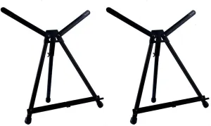 Mont Marte Signature Tabletop Easel 2 Pack with Wings, Holds Canvases up to 20in (50cm) in Height, Angle Adjustment, Includes Carry Bag
