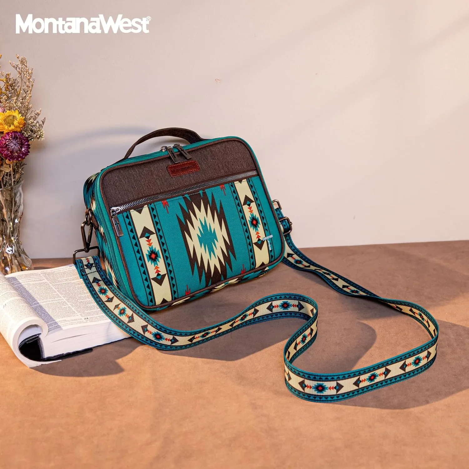 Montana West Bible Covers for Women Men with Leather Bookmark Carrying Book Case Church Bag Outdoor Protective