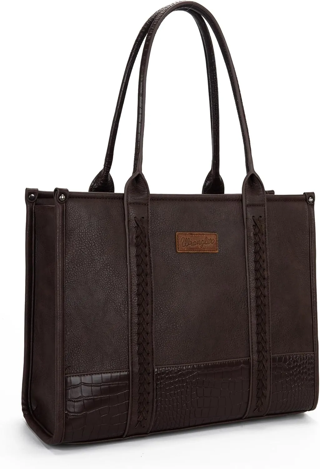 Montana West × Wrangler Tote Bag for Women Western Cow Print Purse Designer Top Handle Handbags