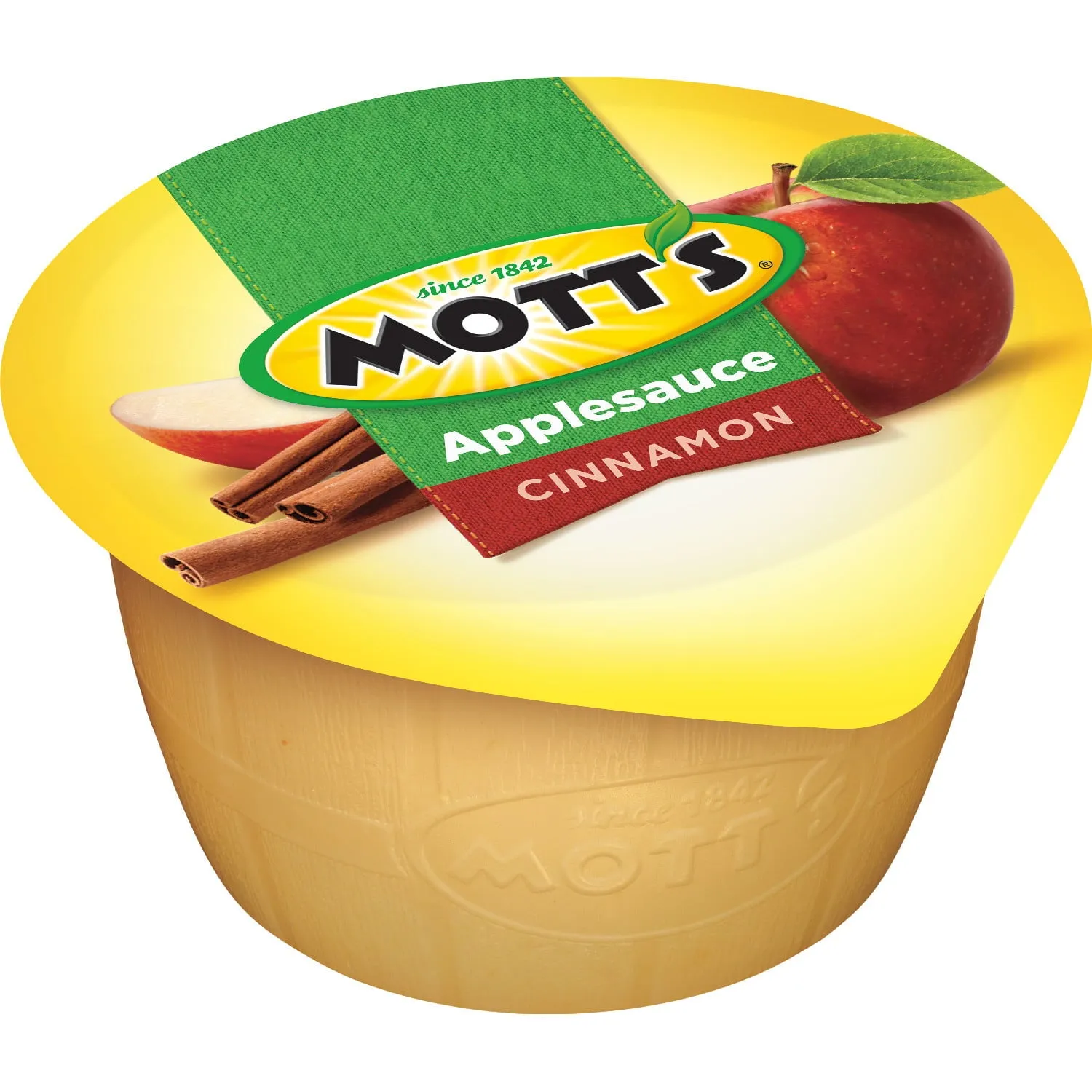 Mott's Cinnamon Applesauce,4 Oz Cups18 Count, No Artificial Flavors New