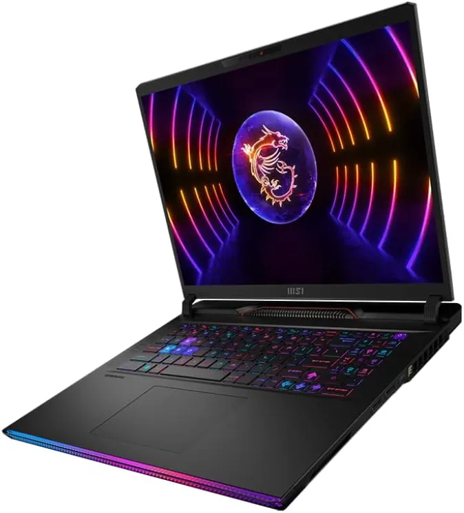 MSI Raider GE68HX Gaming Laptop 16" FHD  IPS 144Hz Intel 24-core i9-14900HX 32GB RAM 1TB SSD GeForce RTX 4070 RGB Backlit Thunderbolt4 USB-C Dynaudio FHD IR Privacy Camera Win11 w/ICP Accessory