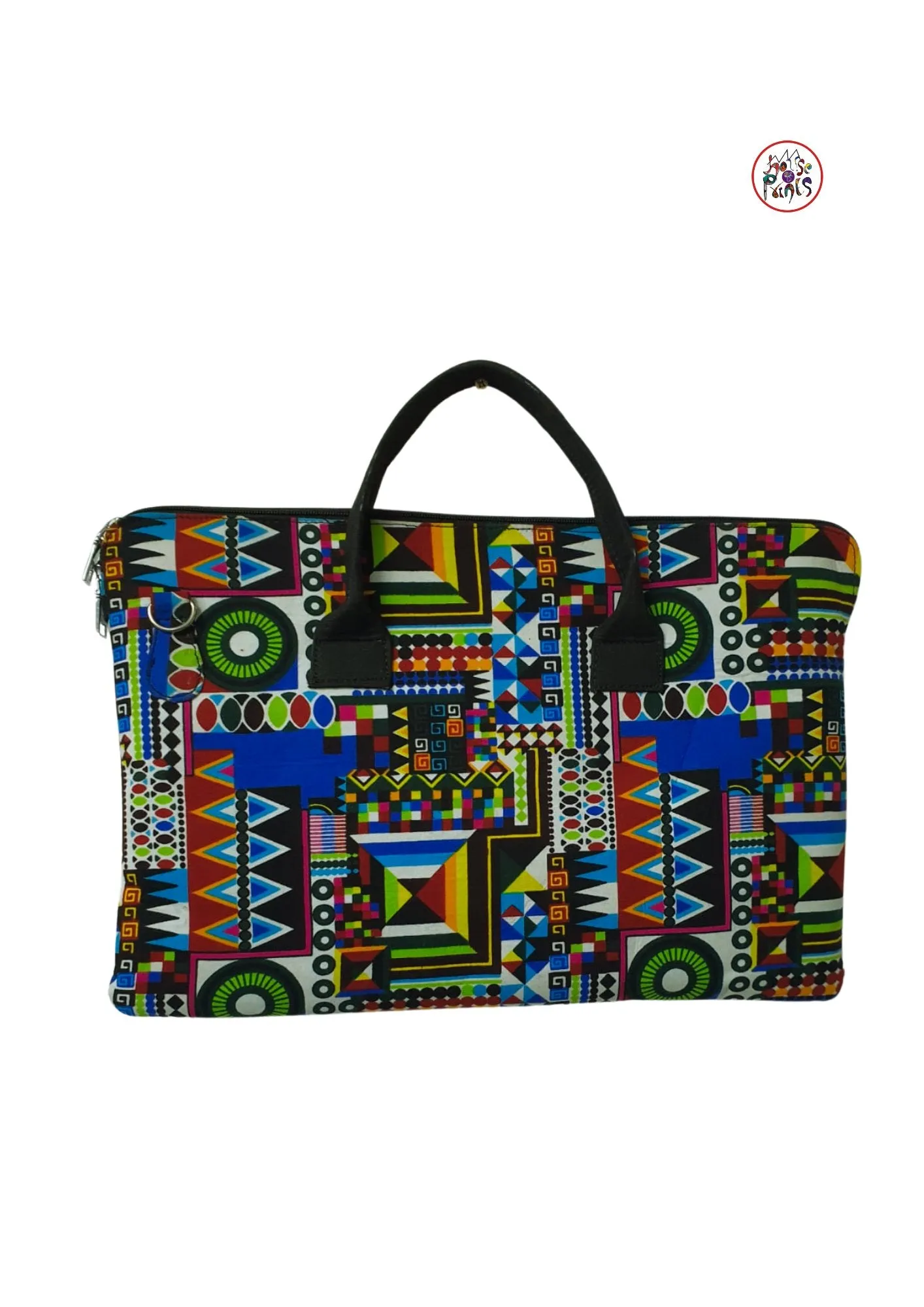 Multicolour Tribal Patten Ankara Laptop Bag
