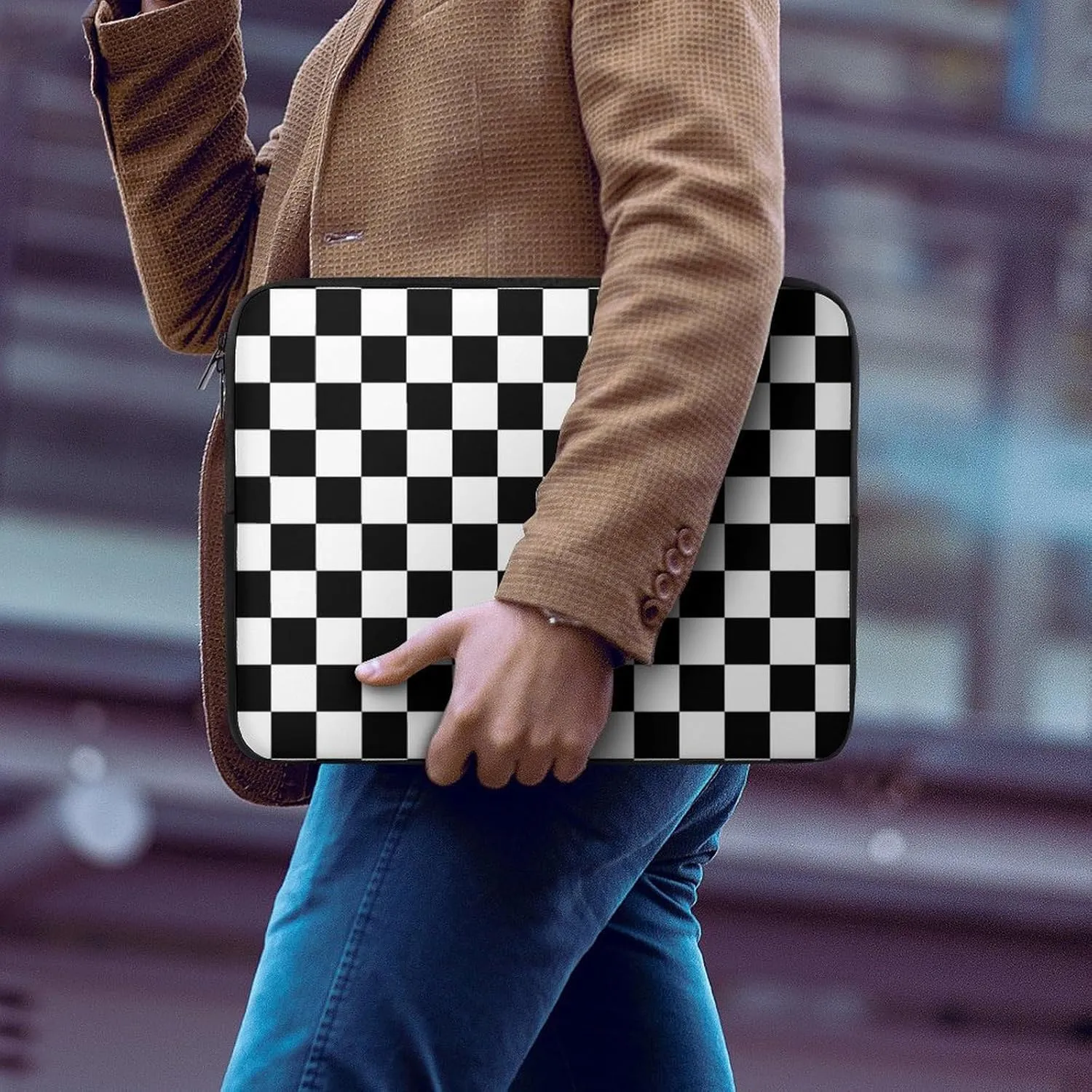 Murray Tartan All Print Hands Free Withdrawal Laptop Bag Unisex
