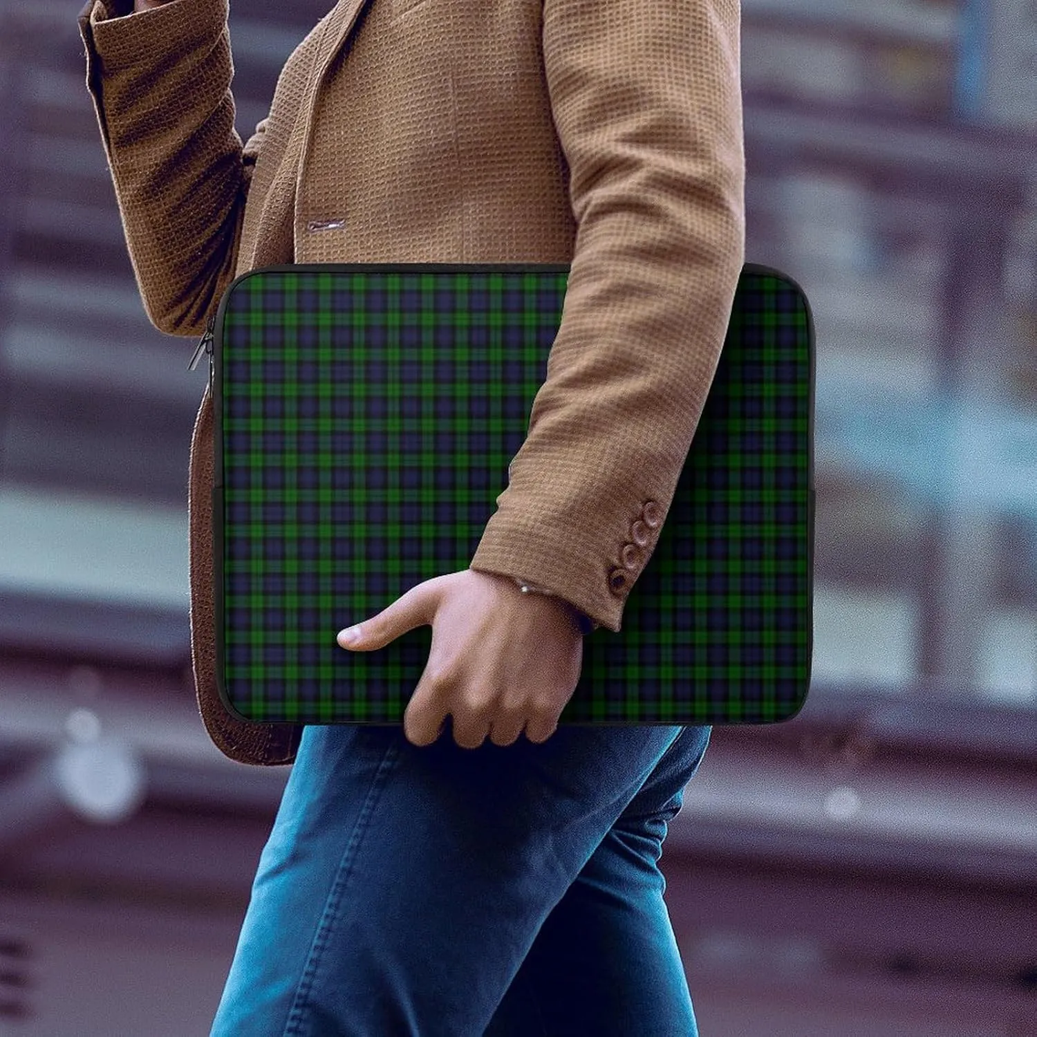 Murray Tartan All Print Hands Free Withdrawal Laptop Bag Unisex