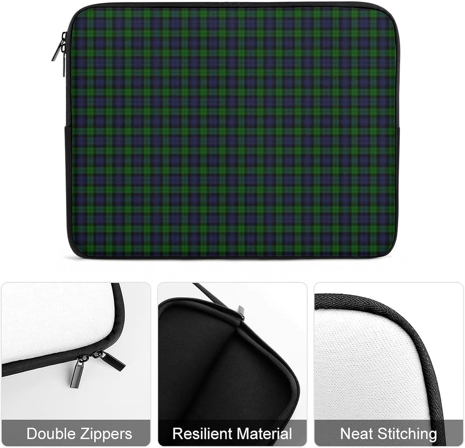 Murray Tartan All Print Hands Free Withdrawal Laptop Bag Unisex