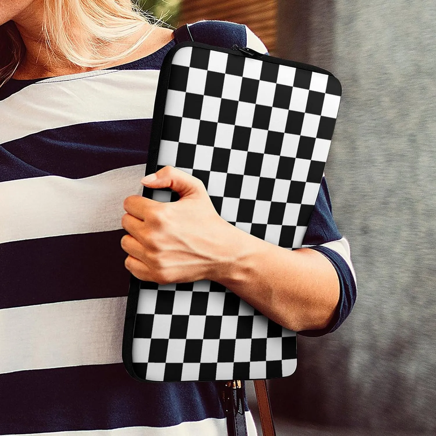 Murray Tartan All Print Hands Free Withdrawal Laptop Bag Unisex