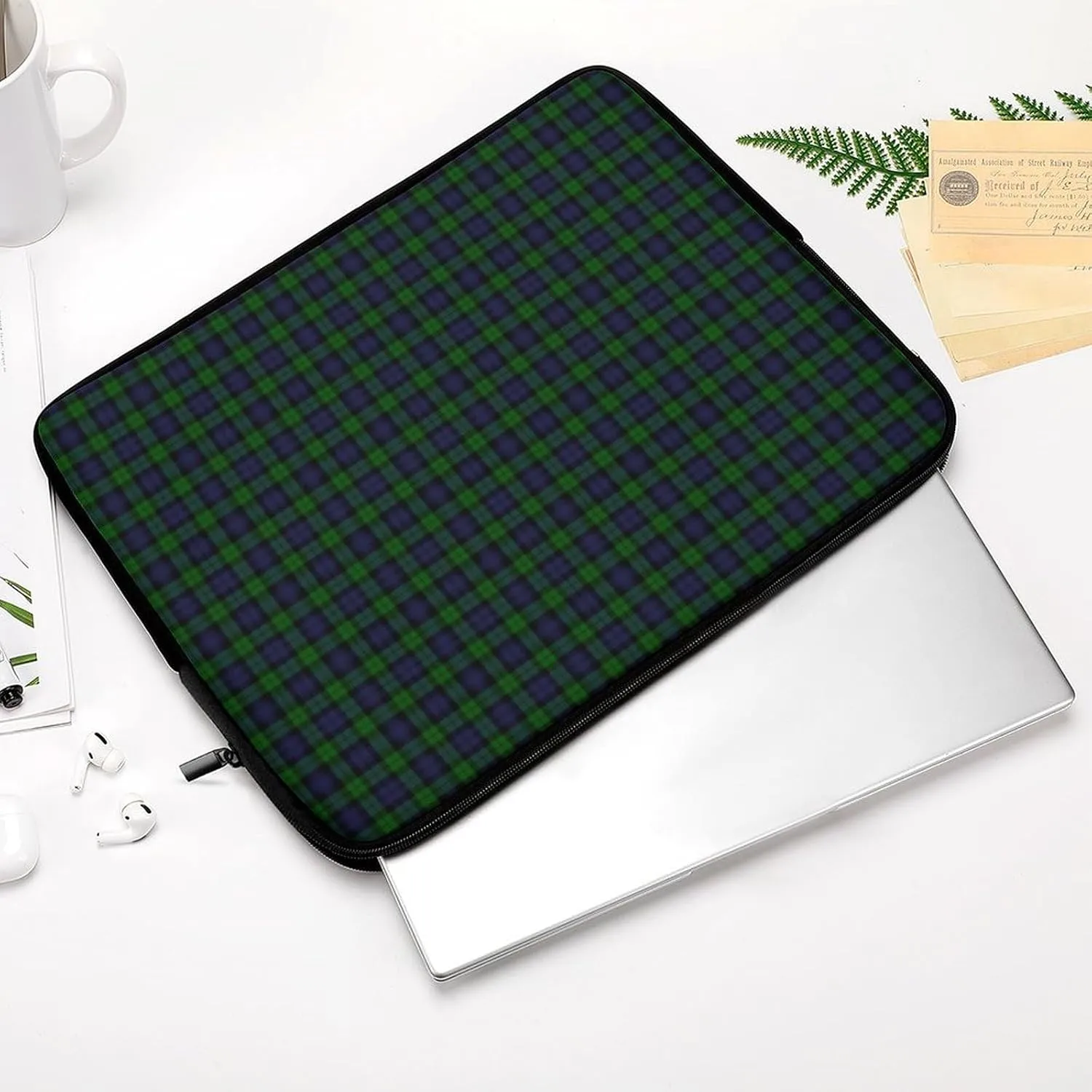 Murray Tartan All Print Hands Free Withdrawal Laptop Bag Unisex