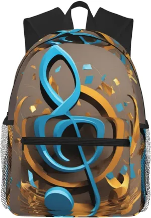 Music Note print Lightweight and comfortable backpack Casual Laptop Backpack for Travel Hiking
