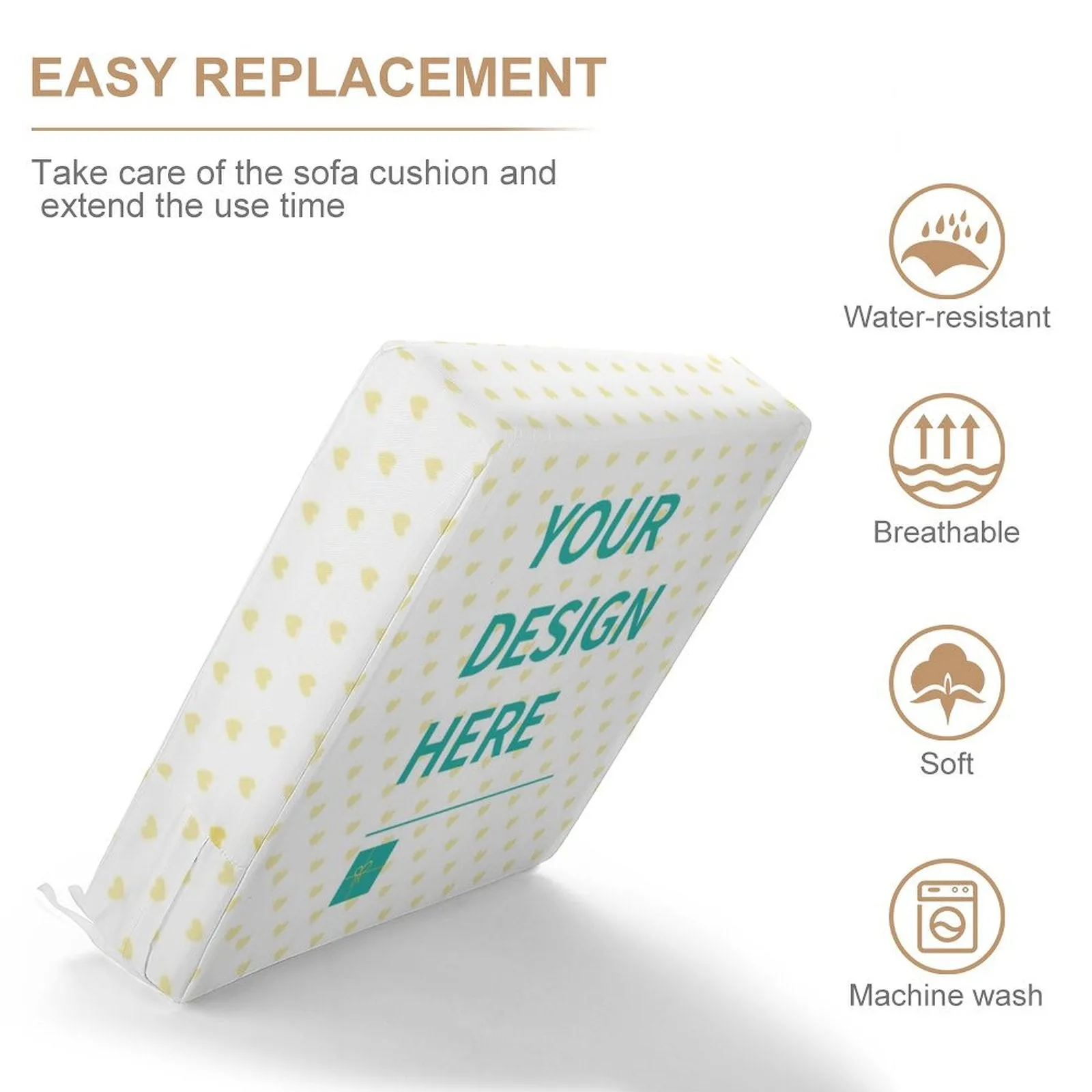 MyArtsyGift - Personalized Outdoor Furniture Covers Waterproof Customized Sofa Covers