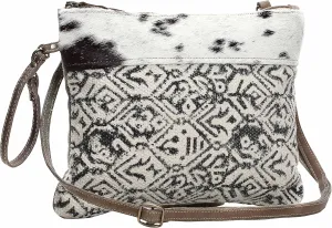 Myra Bag Dual Strap Cotton & Cowhide Bag S-1147