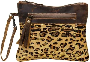 Myra Bag Dynamite Canvas And Cowhide Bag Upcycled Canvas, Leather & Cowhide S-2578