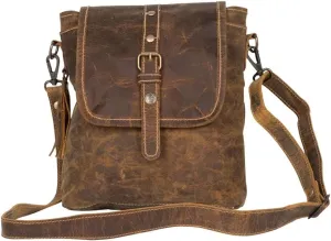 Myra Bag female Brown Beauty Leather Bag Upcycled Leather S-2168