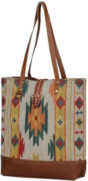 Myra Bag Gold N Bold Tote Bag Upcycled S-3313