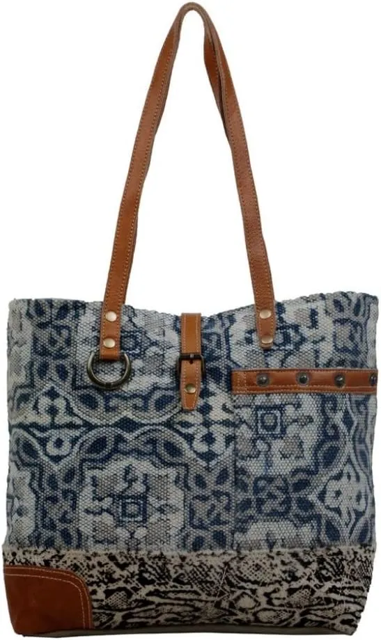 Myra Bag Tinted Indigo Tote Bag S-2814