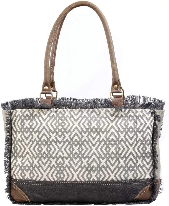 Myra Bag X-Design Upcycled Canvas Handbag S-1044