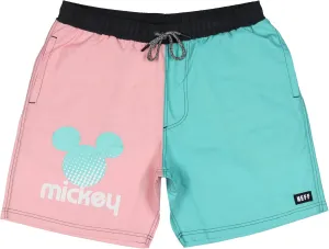 Neff Disney Men's Mickey Mouse Hot Tub Board Shorts for Swimming