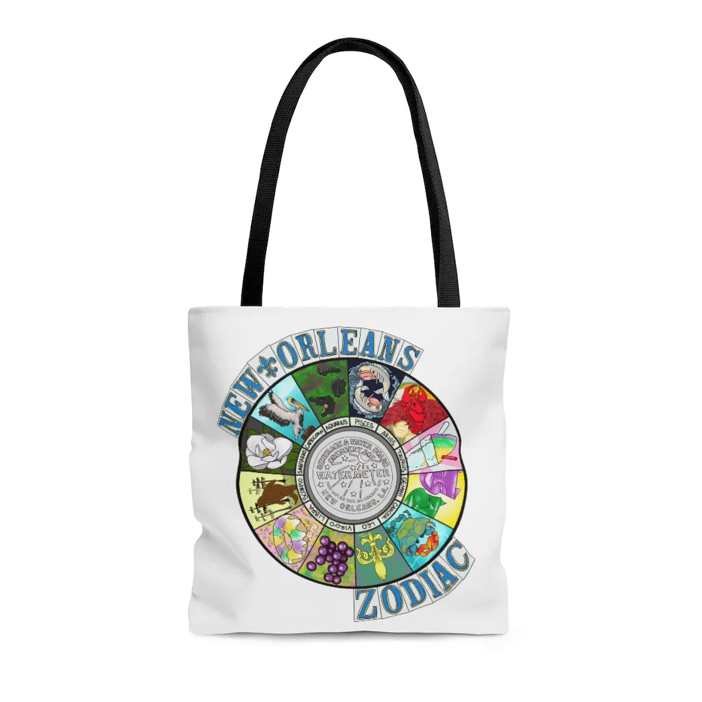 New Orleans Zodiac Tote Bag. Made By Nostalgic New Orleans