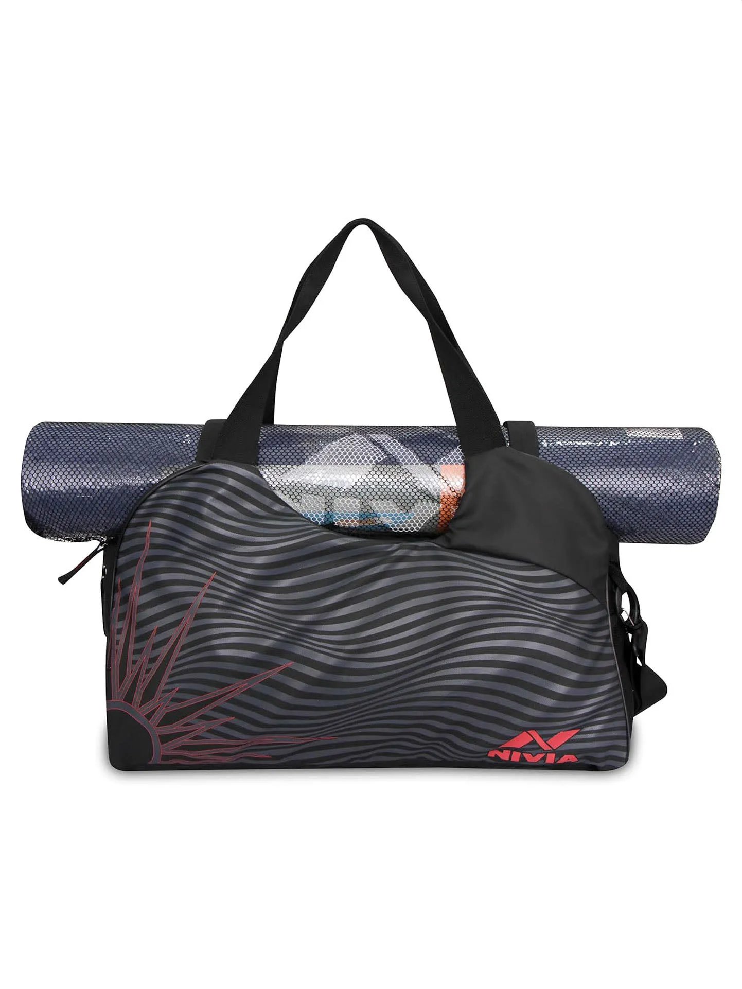NIVIA Yoga 18L Bag 3.0 (Black/Red)
