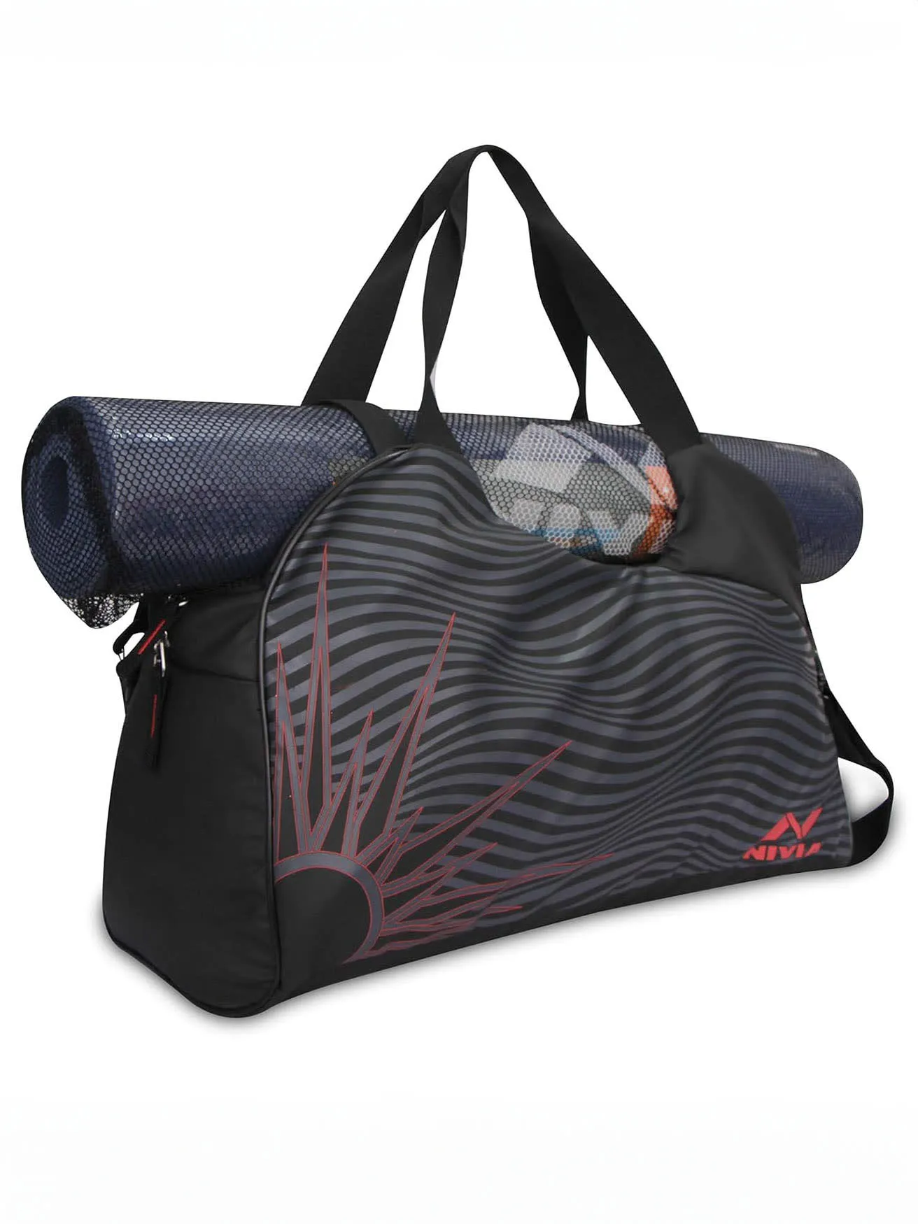 NIVIA Yoga 18L Bag 3.0 (Black/Red)
