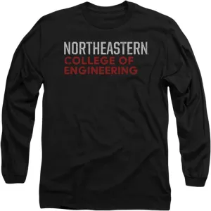 Northeastern University Official College of Engineering Unisex Adult Long-Sleeve T Shirt
