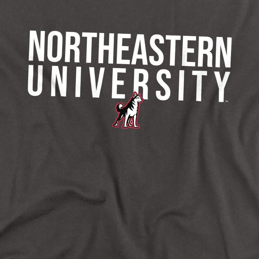 Northeastern University Official Stacked Women's T Shirt
