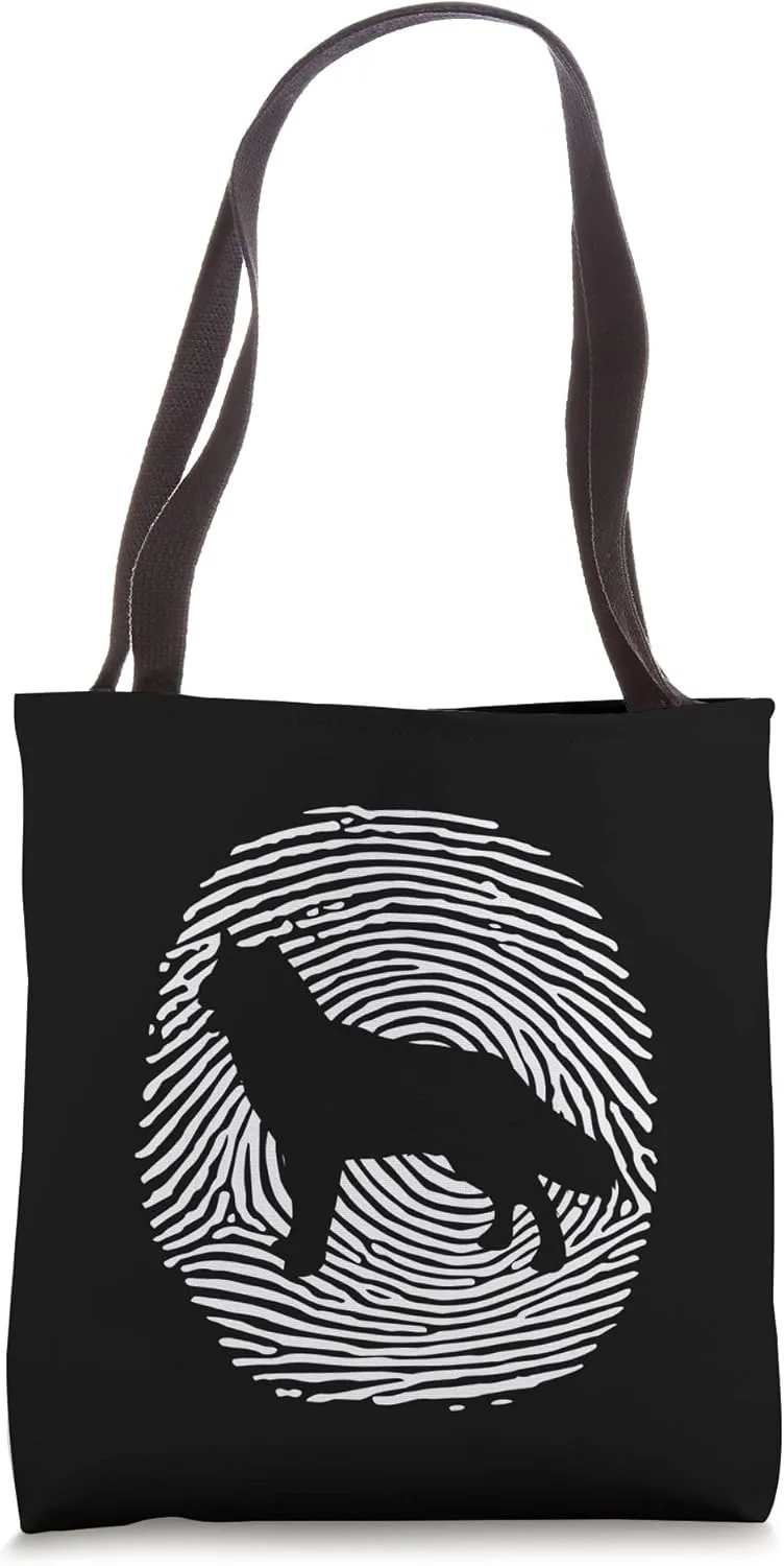 Northern Inuit Dog DNA I Fingerprint Northern Inuit Dog Tote Bag