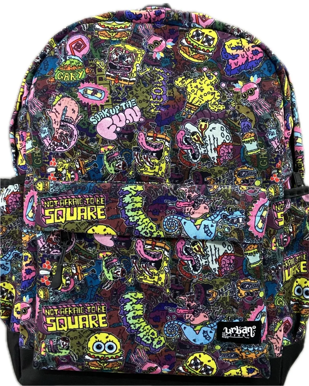 Not Afraid To Be Square Canvas Backpack