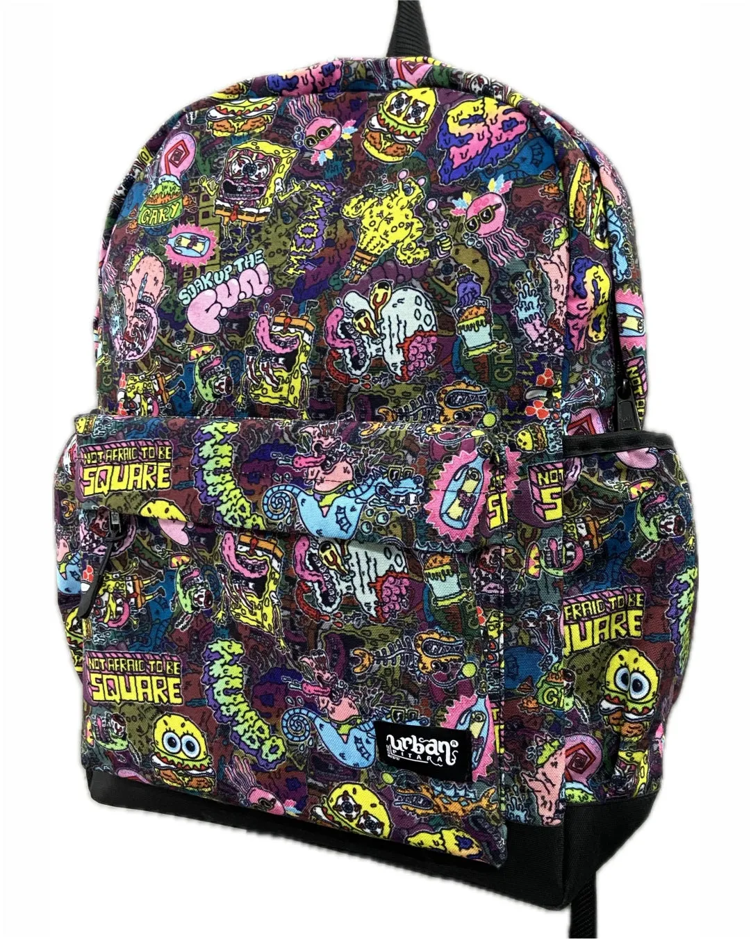Not Afraid To Be Square Canvas Backpack