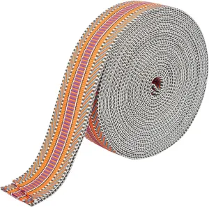 Nylon Webbing 5CM -8 Yards Jacquard Cotton Webbing -Straps Seat Belt Ribbon Polyester Webbing for Crafts Pet Collars Leash Backpack Strap Belt