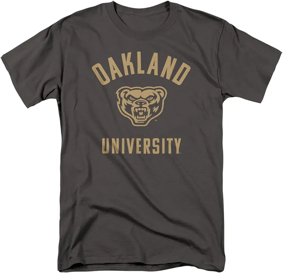 Oakland University Official One Color Grizzlies Logo Unisex Adult T Shirt