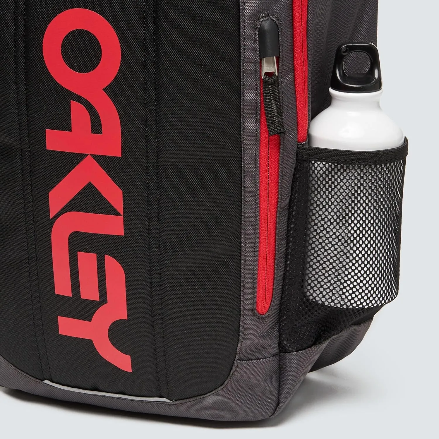 Oakley Enduro 20L 3.0 Backpack, Forged Iron/Redline, One Size