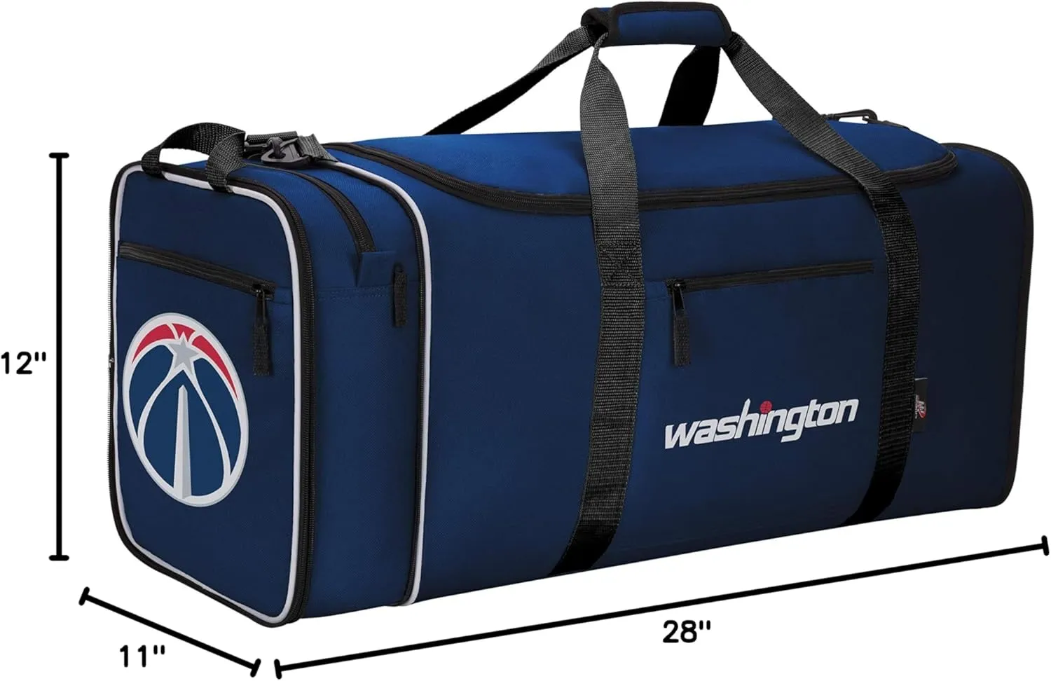 Officially Licensed NBA "Steal" Duffle Bag, Multi Color, 11" x 28" x 12"
