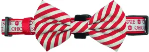 Ohio State | OSU Scarlet & Gray Pet Collar with Removable Bow