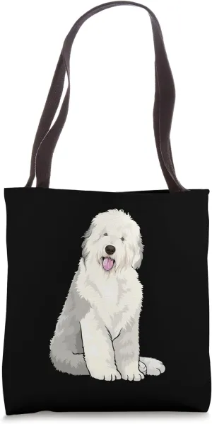 Old English Sheepdog Dog Lover Cute Puppy Tote Bag