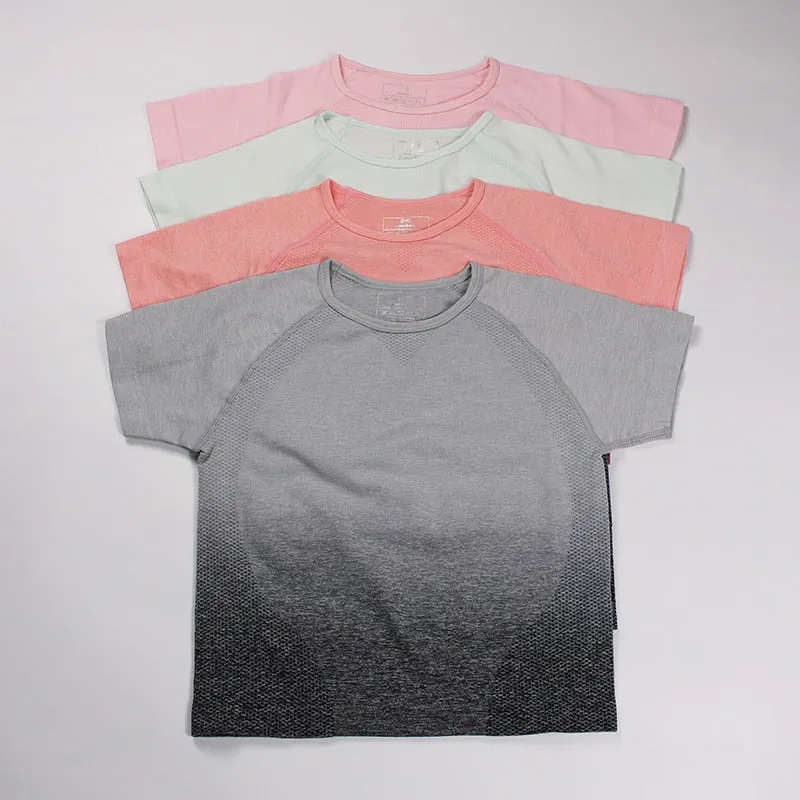 Ombre Colour Compression Workout Top