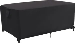 Outdoor Dining Table Cover,60 Inch Rectangle Patio Dining Table Covers,Waterproof Outside Table Cover Furniture Covers - 60 X 38 X 28 Inch
