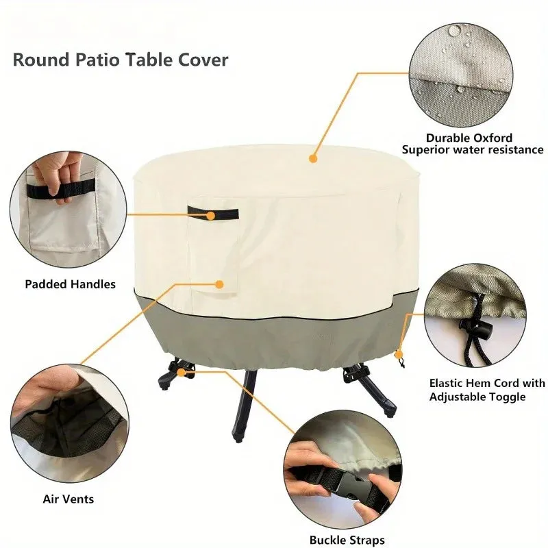 Outdoor Furniture Dust Cover Drawstring Diagonal Fasteners