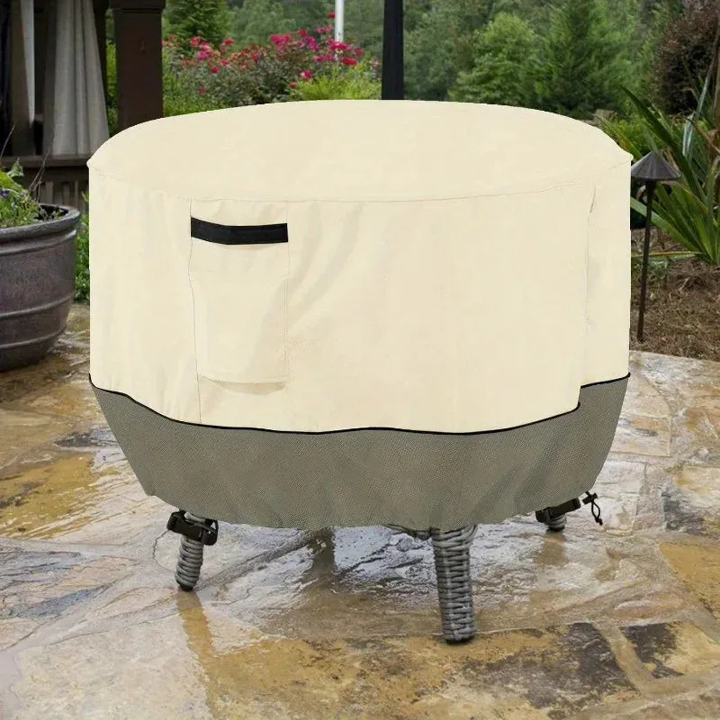 Outdoor Furniture Dust Cover Drawstring Diagonal Fasteners