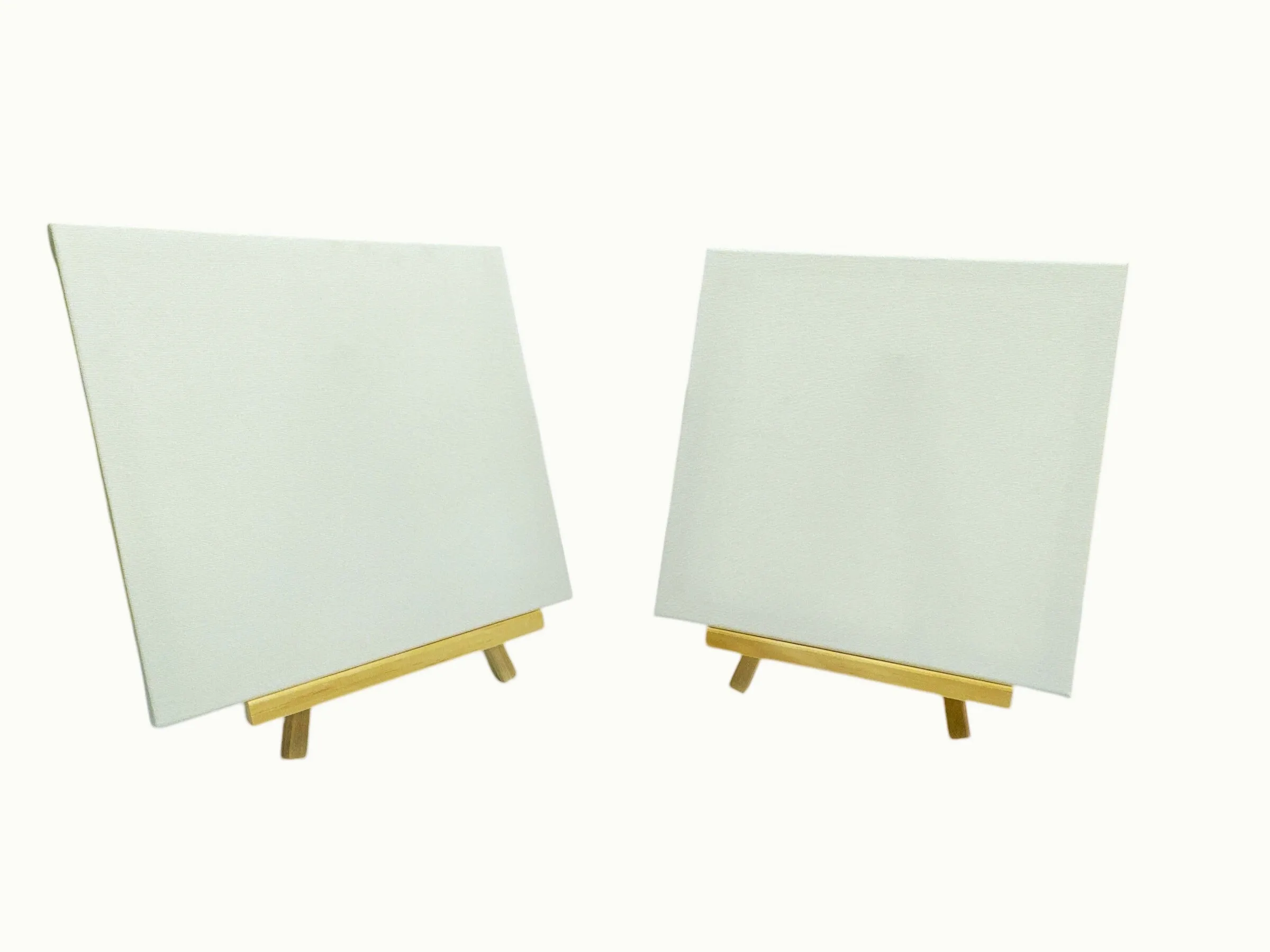 Pack of 12 25x25cm Canvas Easel Set