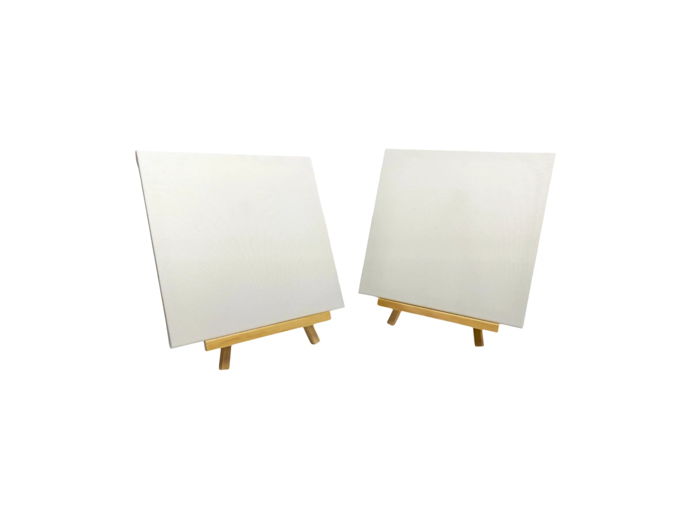 Pack of 12 25x25cm Canvas Easel Set