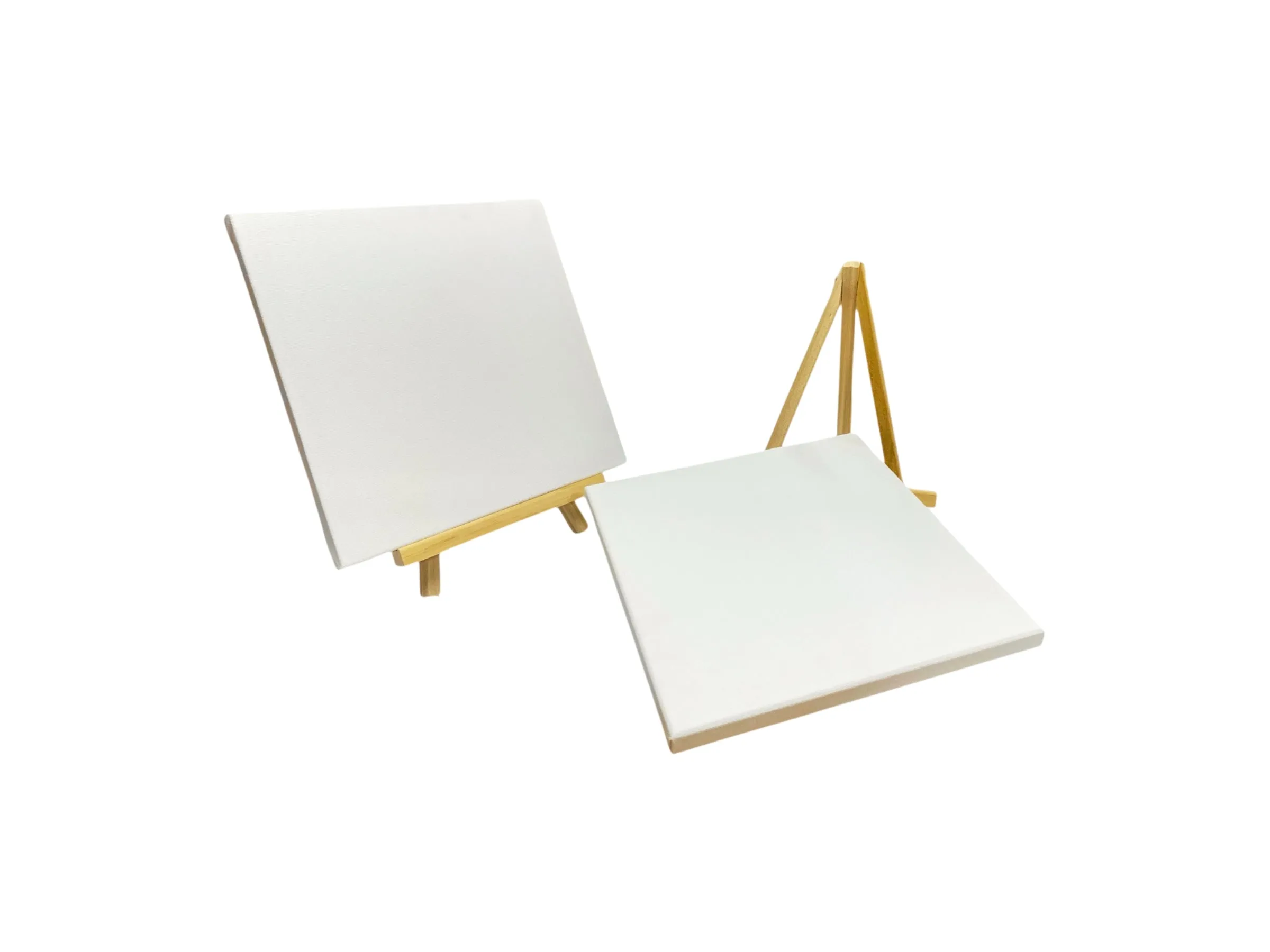 Pack of 12 25x25cm Canvas Easel Set